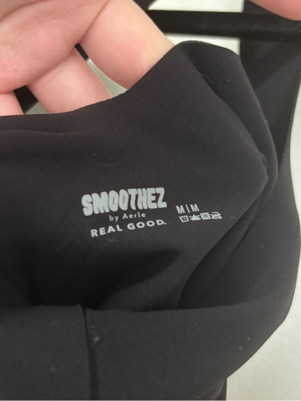 Aerie Smoothez Black Bodysuit - Picture 7 of 8